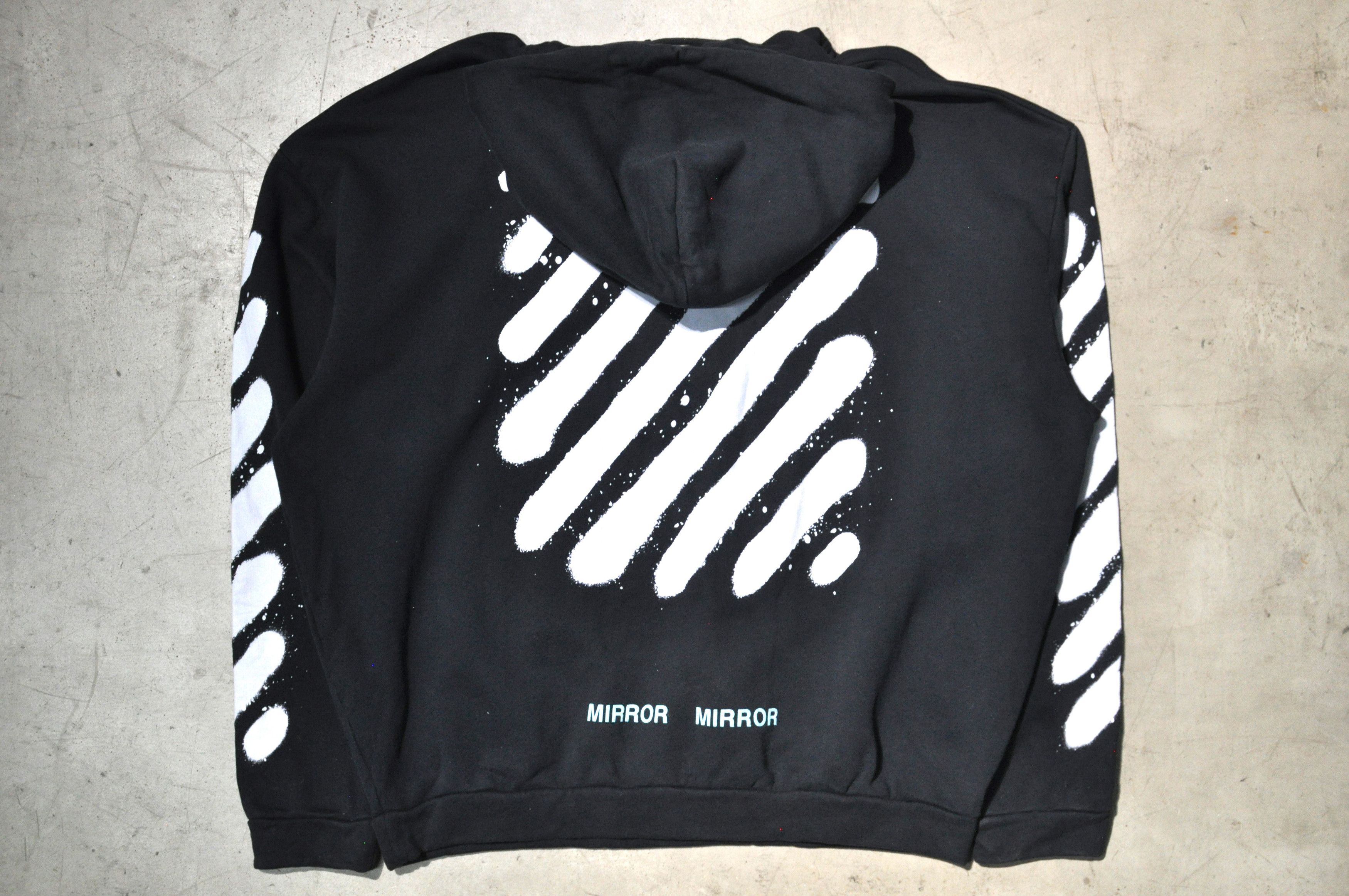 Off-White Off-White - S/S 17 - Diag Spray Hoodie Size US M / EU 48-50 / 2 - 4 Thumbnail