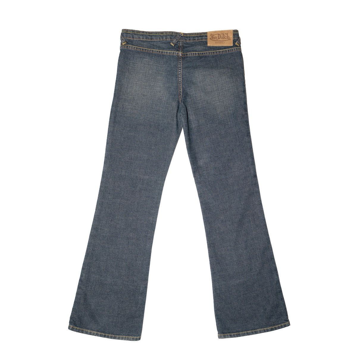 Von Dutch Y2K Von Dutch Low-Waist Bootcut Flared Jeans – Logo Print Size 29" - 2 Thumbnail