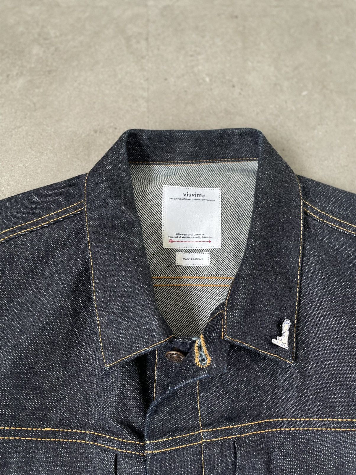 Visvim Visvim SS22 101XX Unwashed dry Denim JKT Size US L / EU 52-54 / 3 - 11 Thumbnail