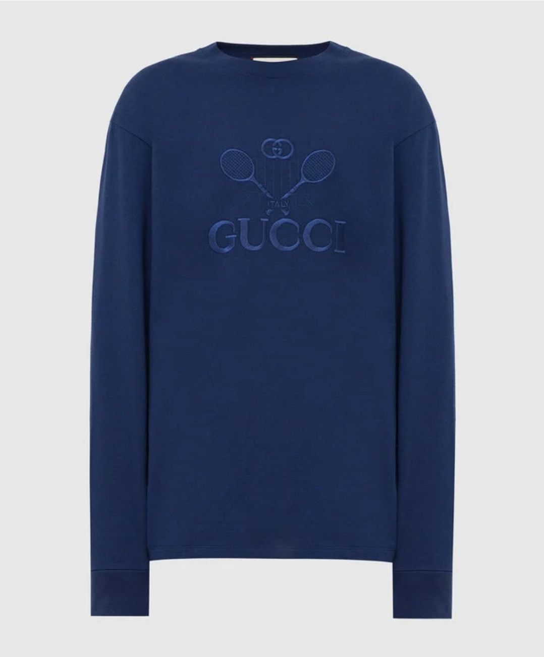 Gucci Tennis GG logo long sleeve shirt Size US L / EU 52-54 / 3 - 1 Thumbnail
