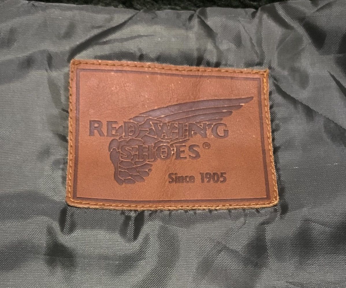 Red Wing Vintage Red Wing Shoes Bomber Jacket Army Green Size US L / EU 52-54 / 3 - 6 Thumbnail