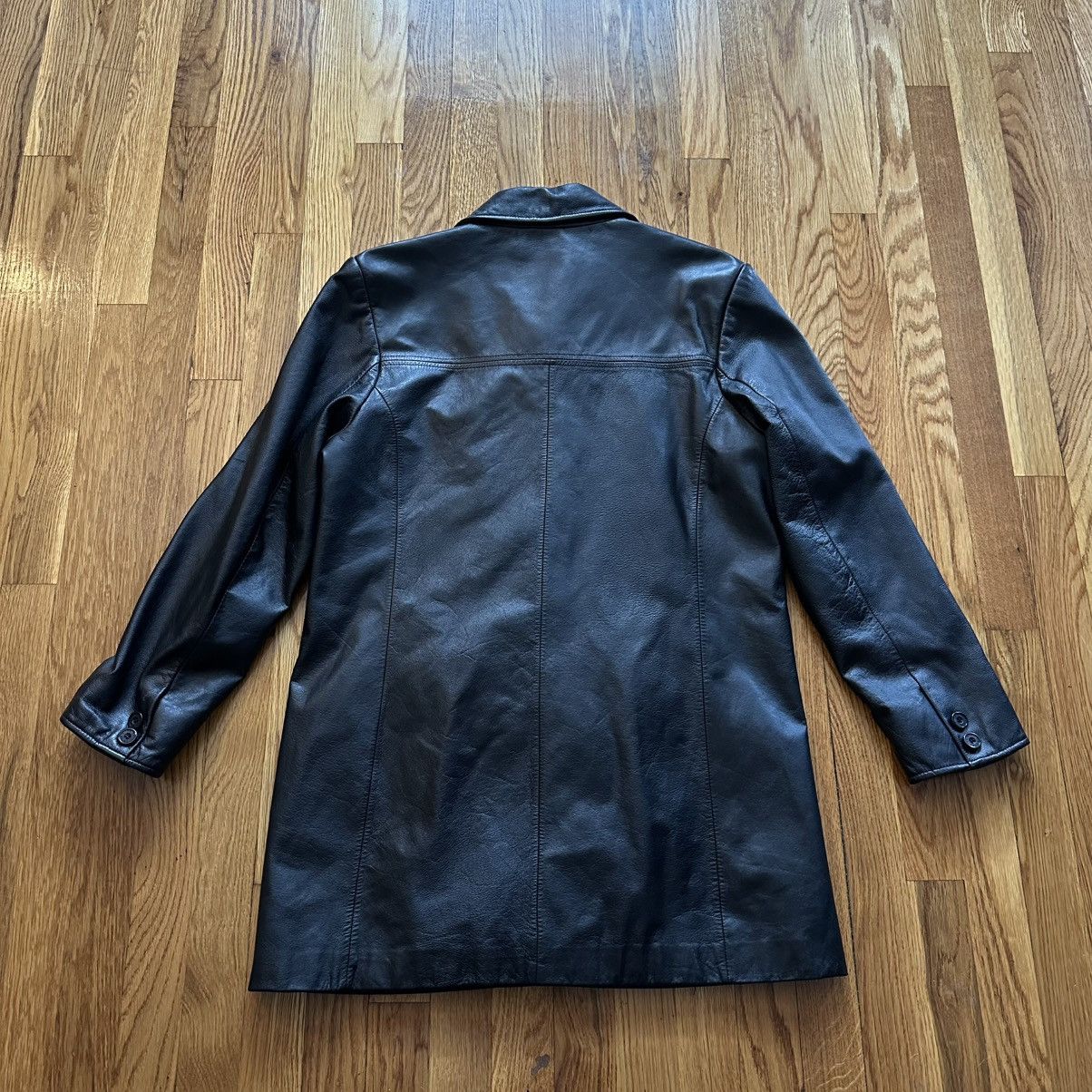 John Weitz × Vintage Vintage John Weitz leather trench coat Size US M / EU 48-50 / 2 - 2 Thumbnail
