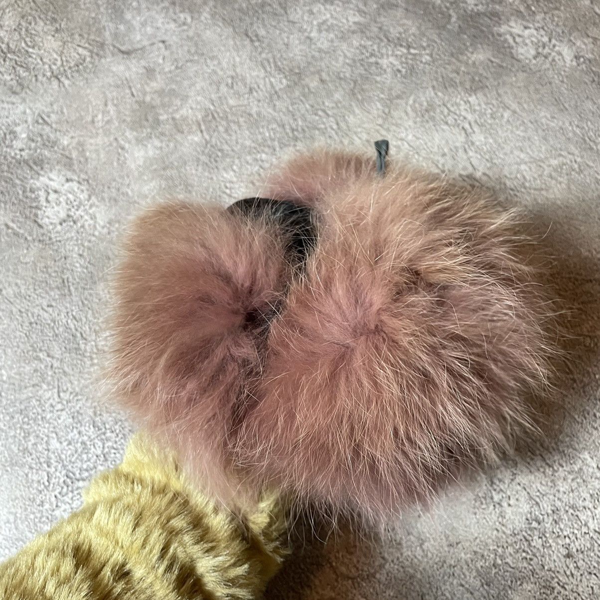 If Six Was Nine Vintage 90s Alt Beanie Mohair Ushanka Faux American VTg Size ONE SIZE - 7 Thumbnail