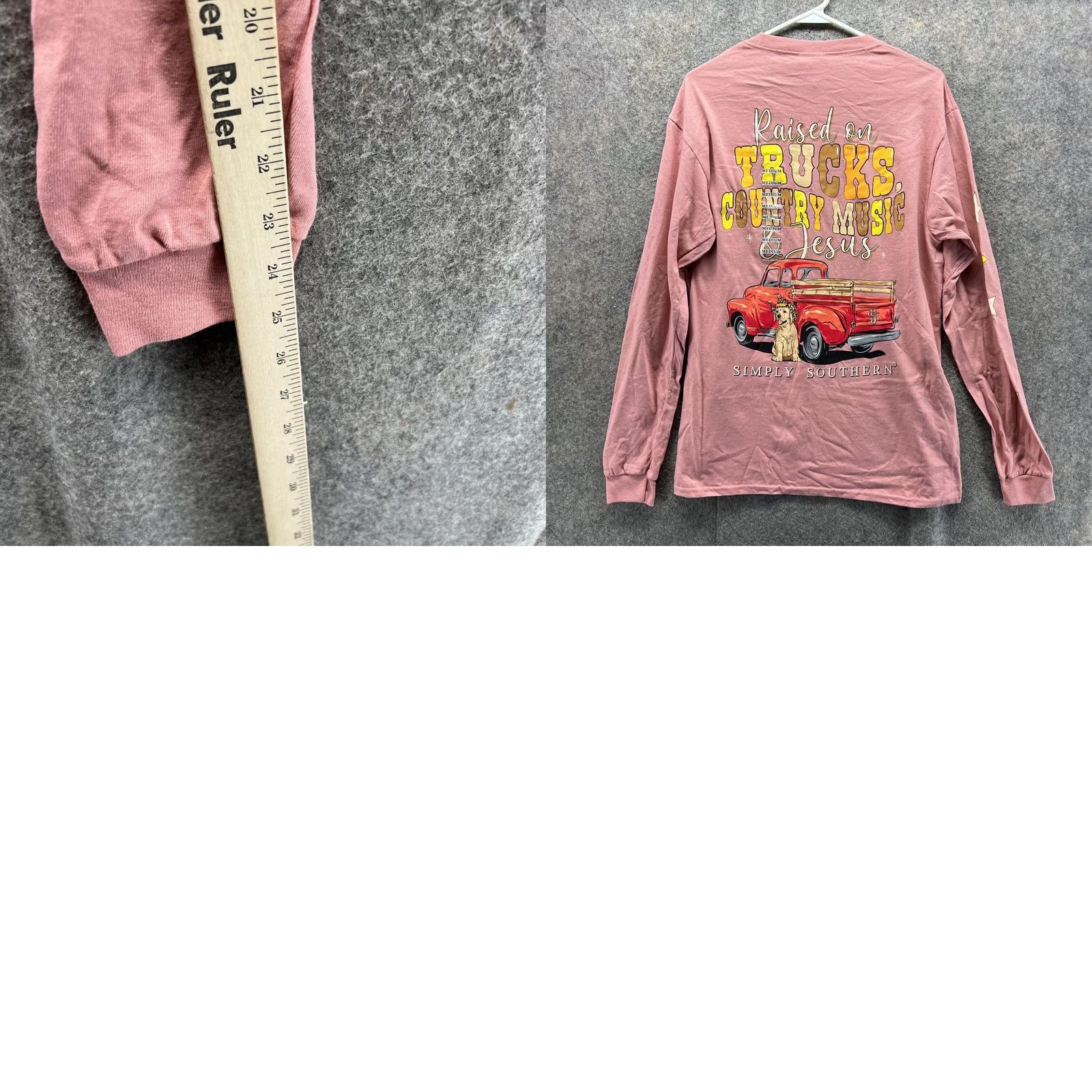 Pinko Simply Southern Shirt Men Medium Adult Pink Crewneck Long Sleeve Size US M / EU 48-50 / 2 - 9 Thumbnail