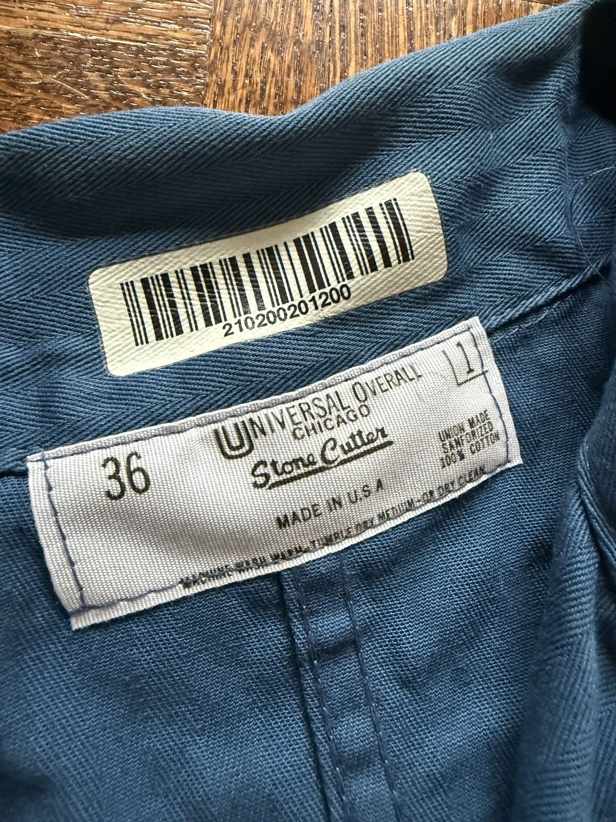 Vintage Vintage 60s Universal Chicago HBT Shop Work Coat NOS Size US M / EU 48-50 / 2 - 5 Thumbnail