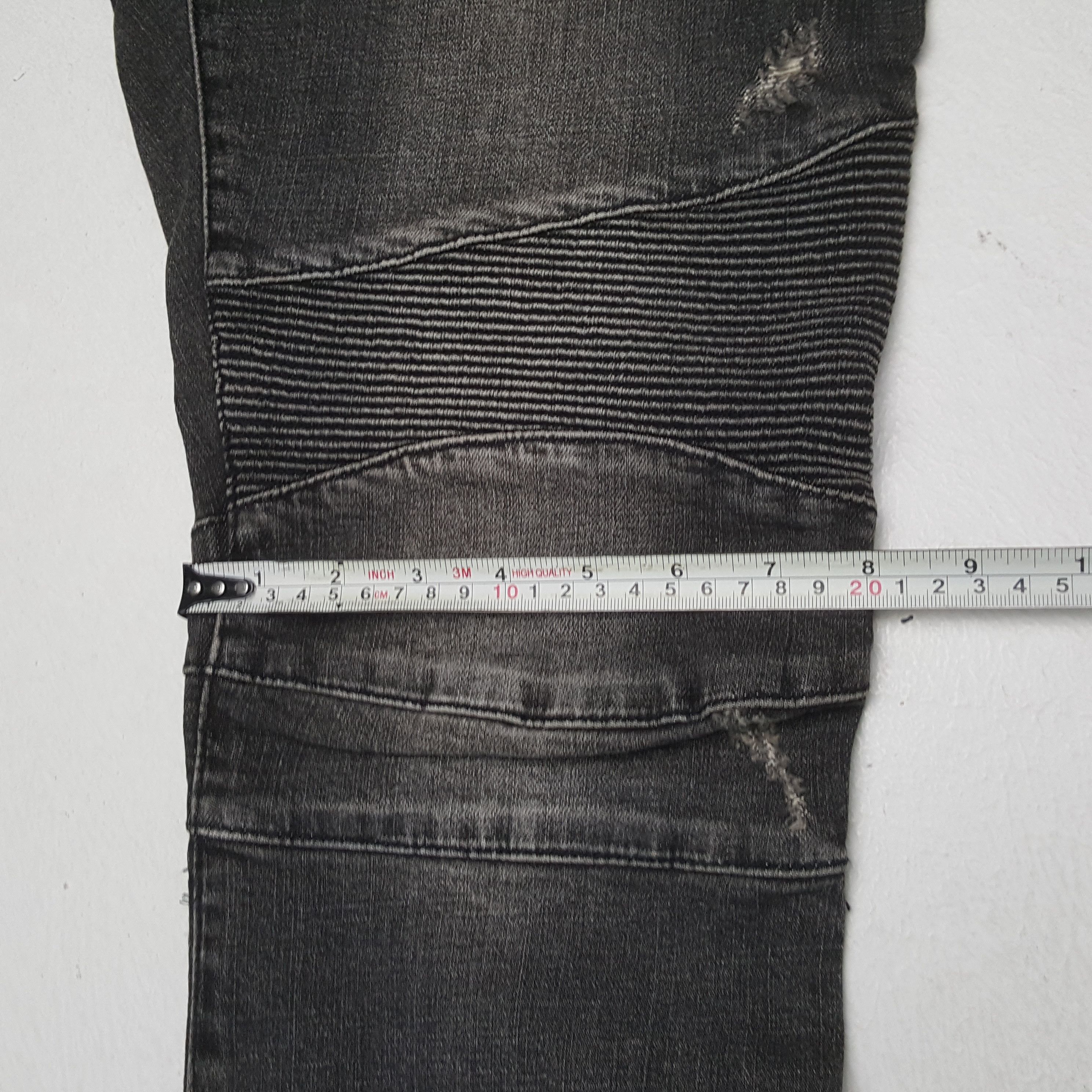 Vintage BALMAIN Paris Fashion Brand Distressed Jeans Size US 31 - 10 Thumbnail