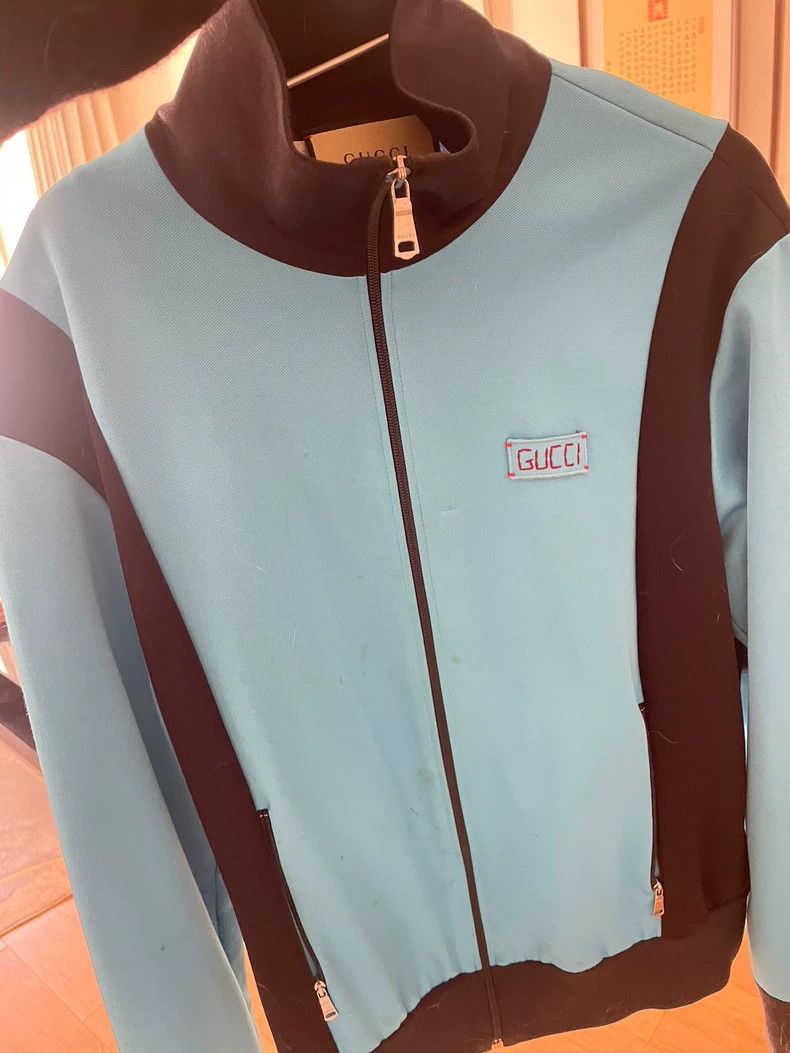 Gucci Gucci Tiger head embroidery contrasting color sports jacket Size US M / EU 48-50 / 2 - 2 Thumbnail