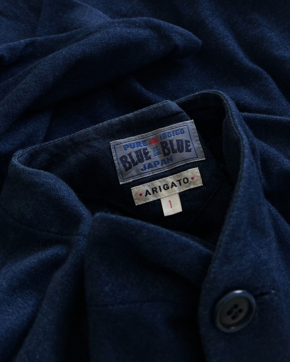Blue Blue Japan × Indigo BLUE BLUE INDIGO CARDIGAN SHIRT🇯🇵 Size US S / EU 44-46 / 1 - 3 Thumbnail