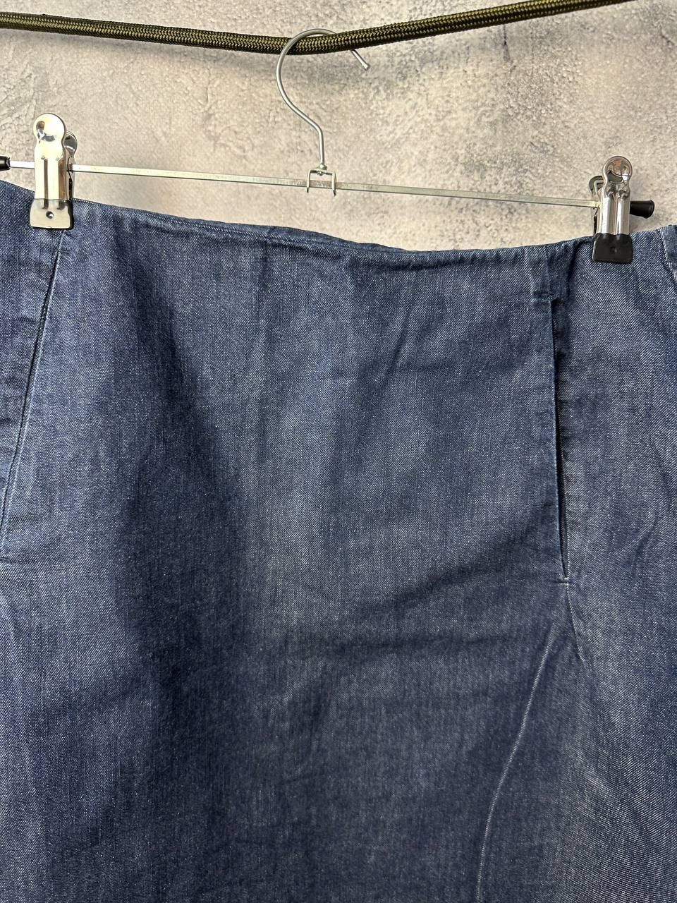 Designer TOAST Mini Denim Skirt - Pockets - Zip - Button Size 30" / US 8 / IT 44 - 5 Thumbnail