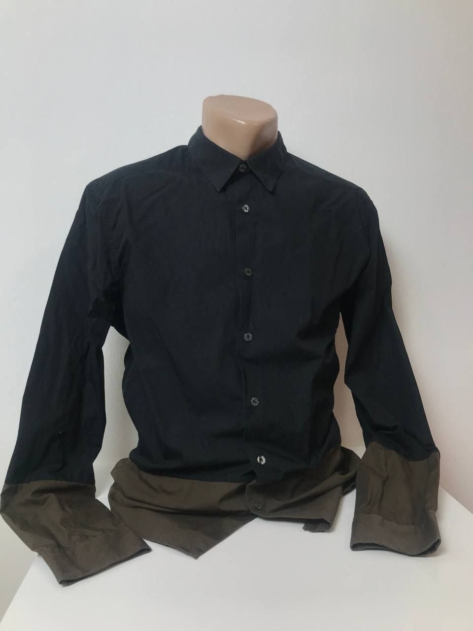 Paul Smith Men's Shirt Paul Smith Flannel Size L Black Brawn Size US L / EU 52-54 / 3 - 9 Thumbnail