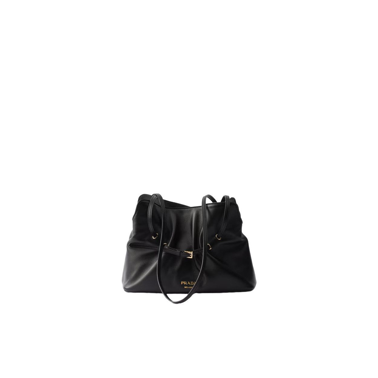Prada PRADA Dada Small $3100 Black Leather Shoulder Bag New & Auth Size ONE SIZE - 1 Thumbnail