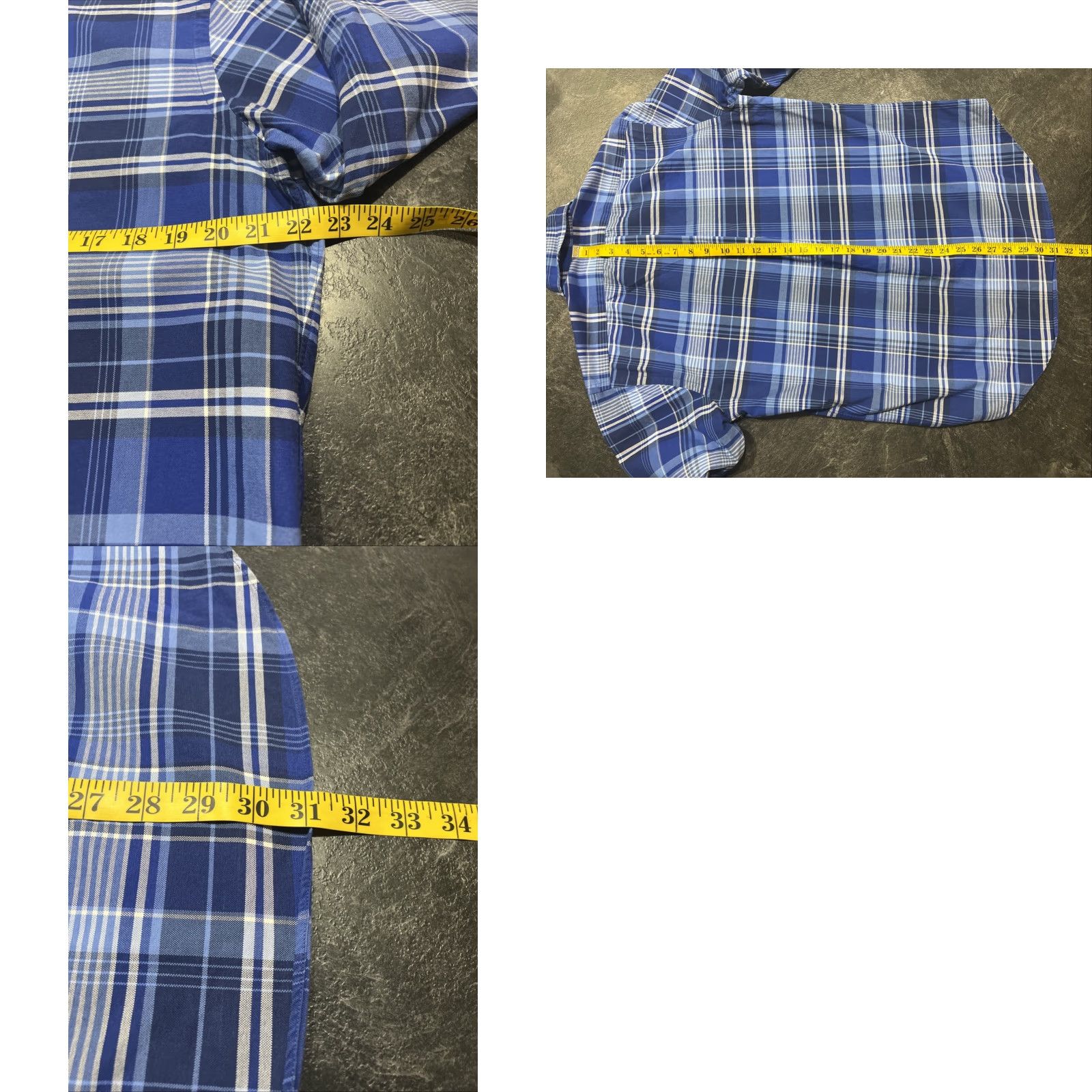 Ralph Lauren Ralph Lauren Shirt Men Button-Up Plaid Blue Long Sleeve M Size US M / EU 48-50 / 2 - 8 Thumbnail