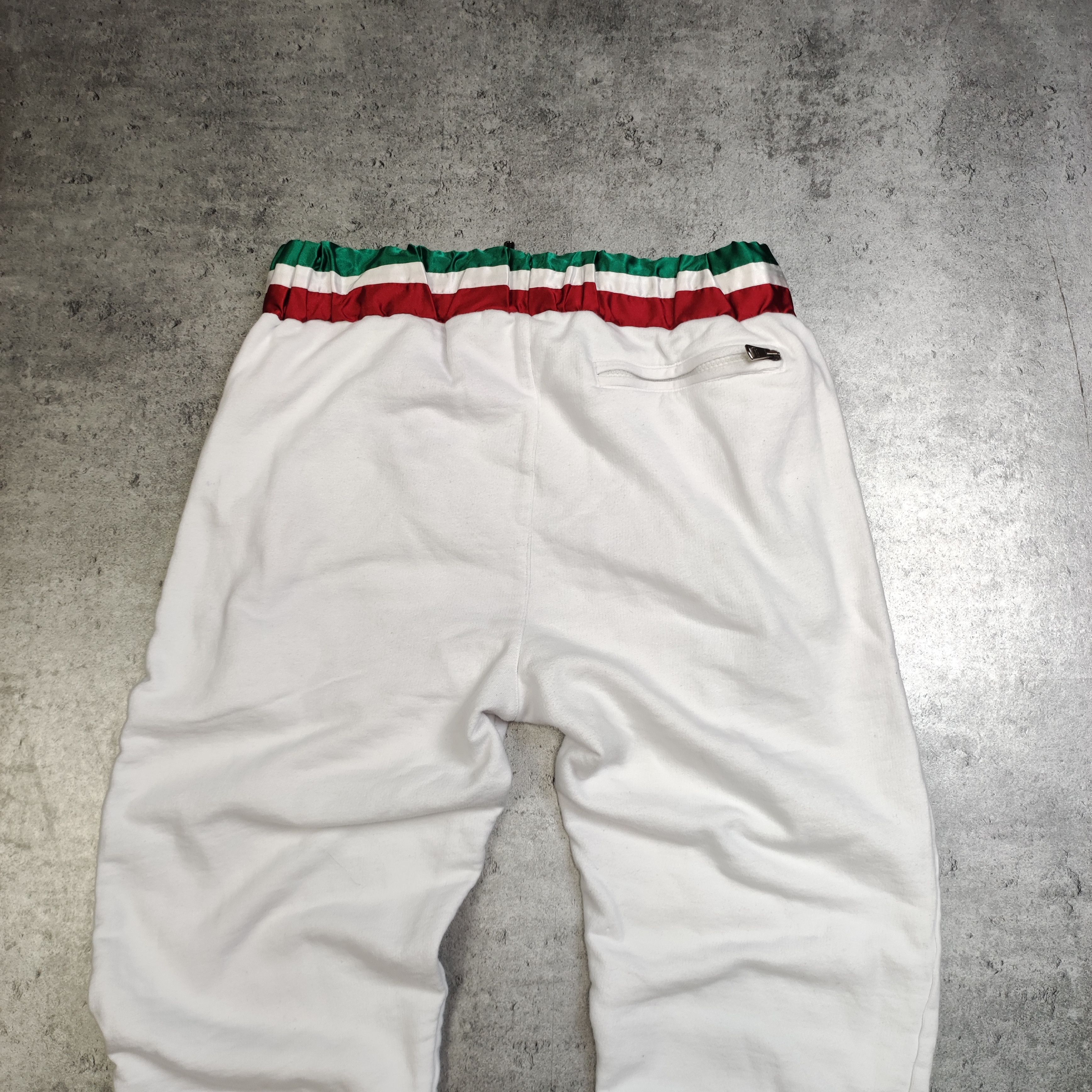 Dolce & Gabbana RARE Dolce & Gabbana White Italy Army Gym Jogger Sweatpants Size US 32 / EU 48 - 14 Thumbnail