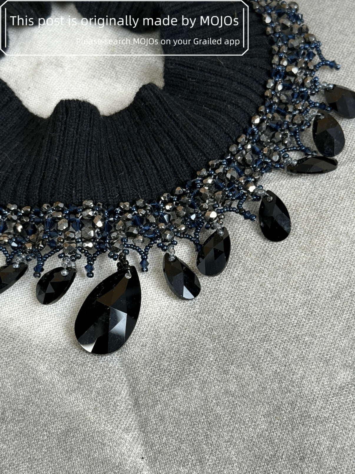 Undercover Undercover Knitwear Gem Necklace mojos36198 Size ONE SIZE - 4 Thumbnail