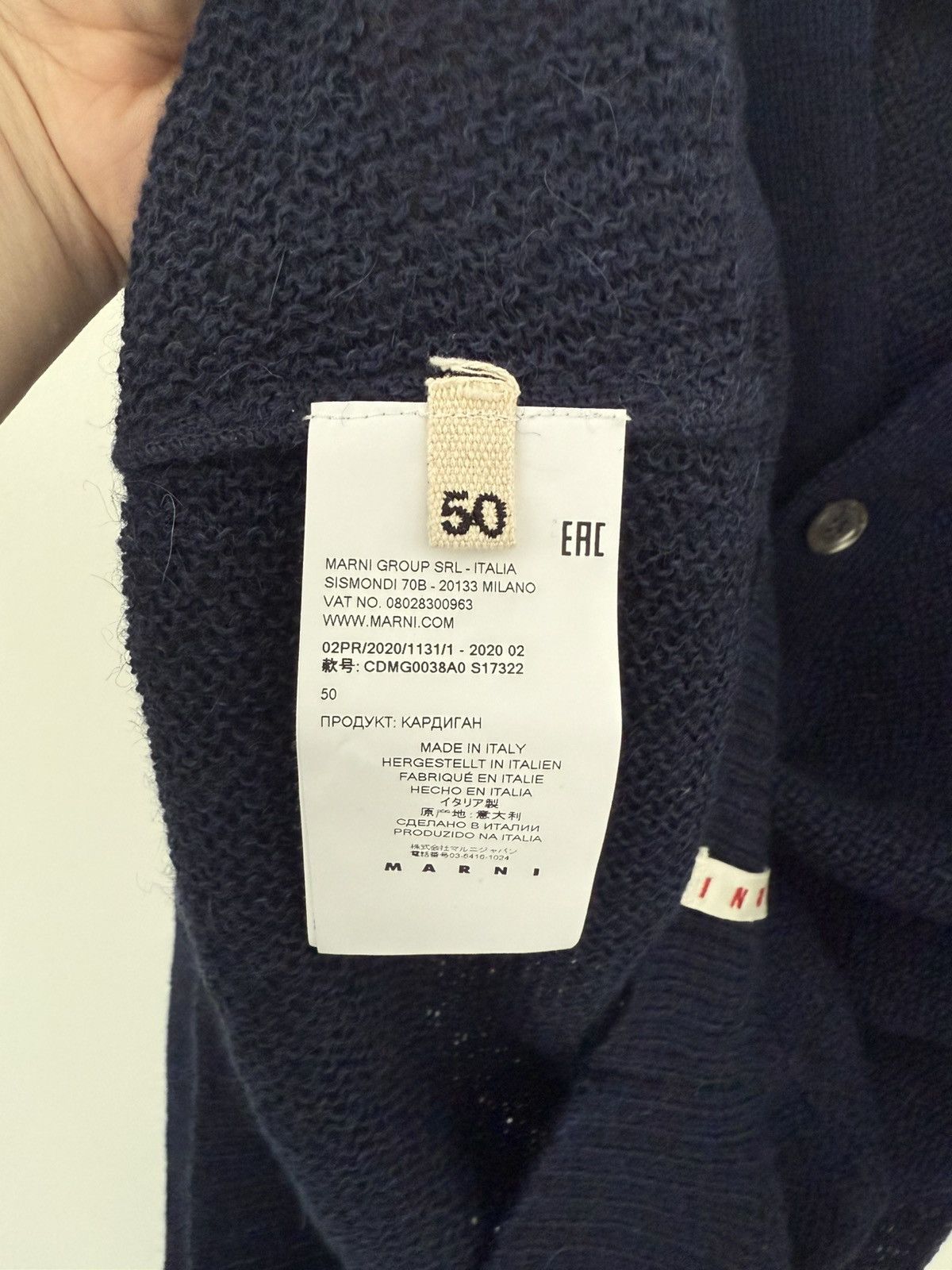 Marni Marni - Lightweight Knit Cardigan Size US M / EU 48-50 / 2 - 4 Thumbnail