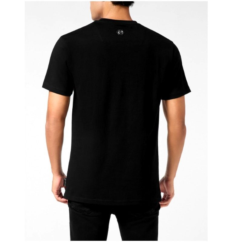 Philipp Plein Philipp Plein Black Plein Truck Stones Round Neck T-Shirt M Size US M / EU 48-50 / 2 - 2 Thumbnail