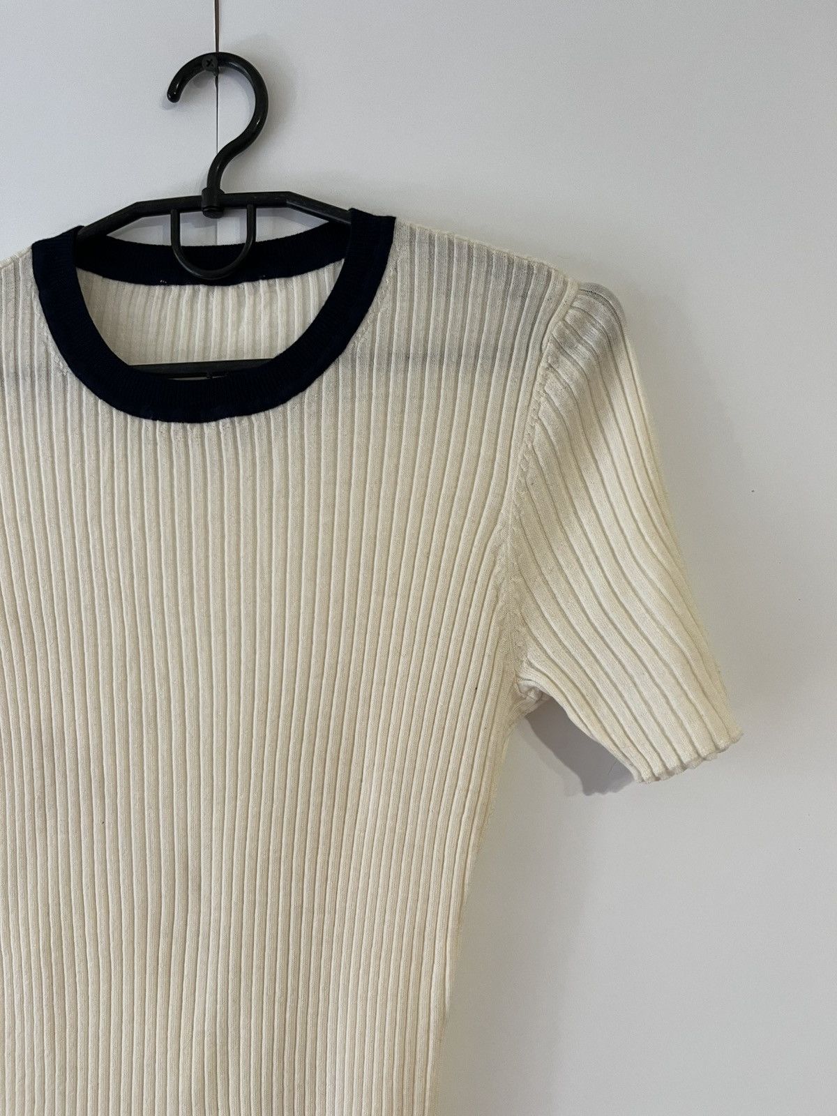 Alexander Wang Alexander Wang Merino Wool Classic Short Sleeve Tee Shirt Size S / US 4 / IT 40 - 3 Thumbnail
