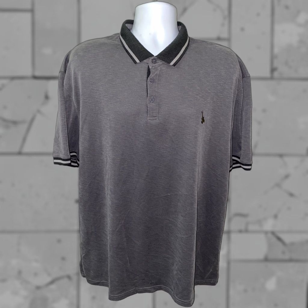 Hard Rock Cafe Hard Rock Black Label Mens Gray Short Sleeve Golf Polo Shirt Size XXL Short Sleeve Golf Polo Shirt Hard Rock Black Label Mens Gray Size US XXL / EU 58 / 5 - 1 Thumbnail