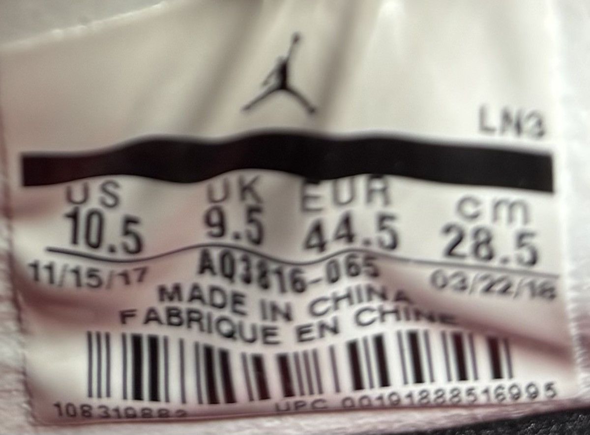 Jordan Brand Jordan 4 Retro Raptors Size US 10.5 / EU 43-44 - 5 Thumbnail