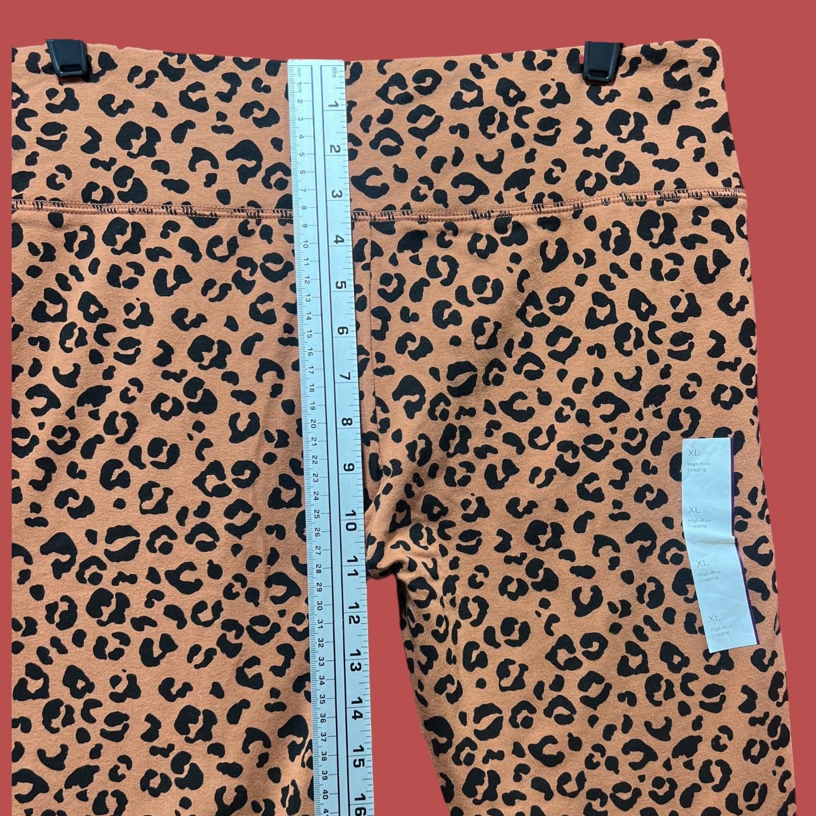 Other Wild Fable - Women's High Waisted Leopard Print Leggings - B Size 34" / US 12 / IT 48 - 5 Thumbnail