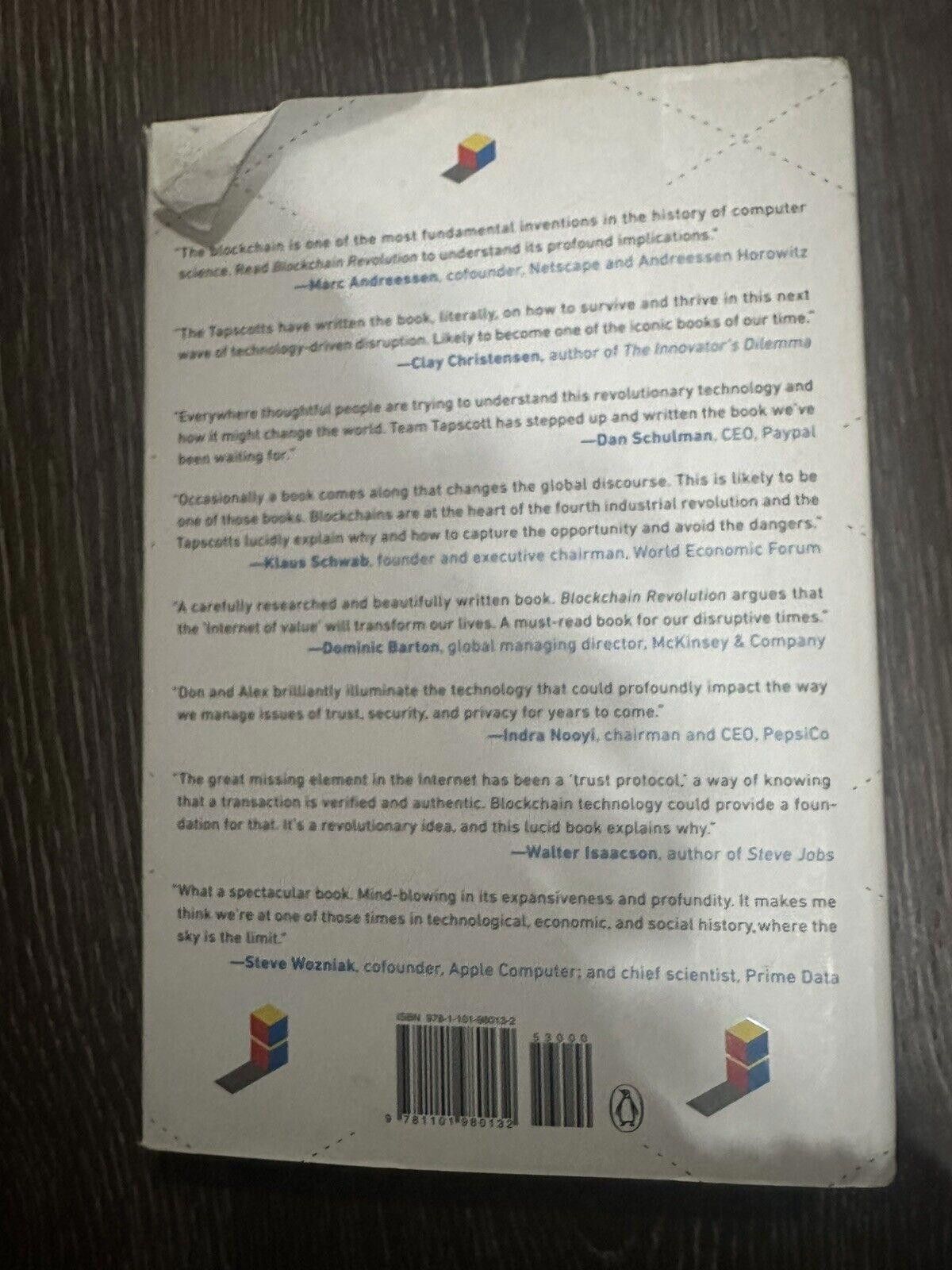 Designer Blockchain Revolution by Don Tapscott Hardcover Size ONE SIZE - 7 Thumbnail