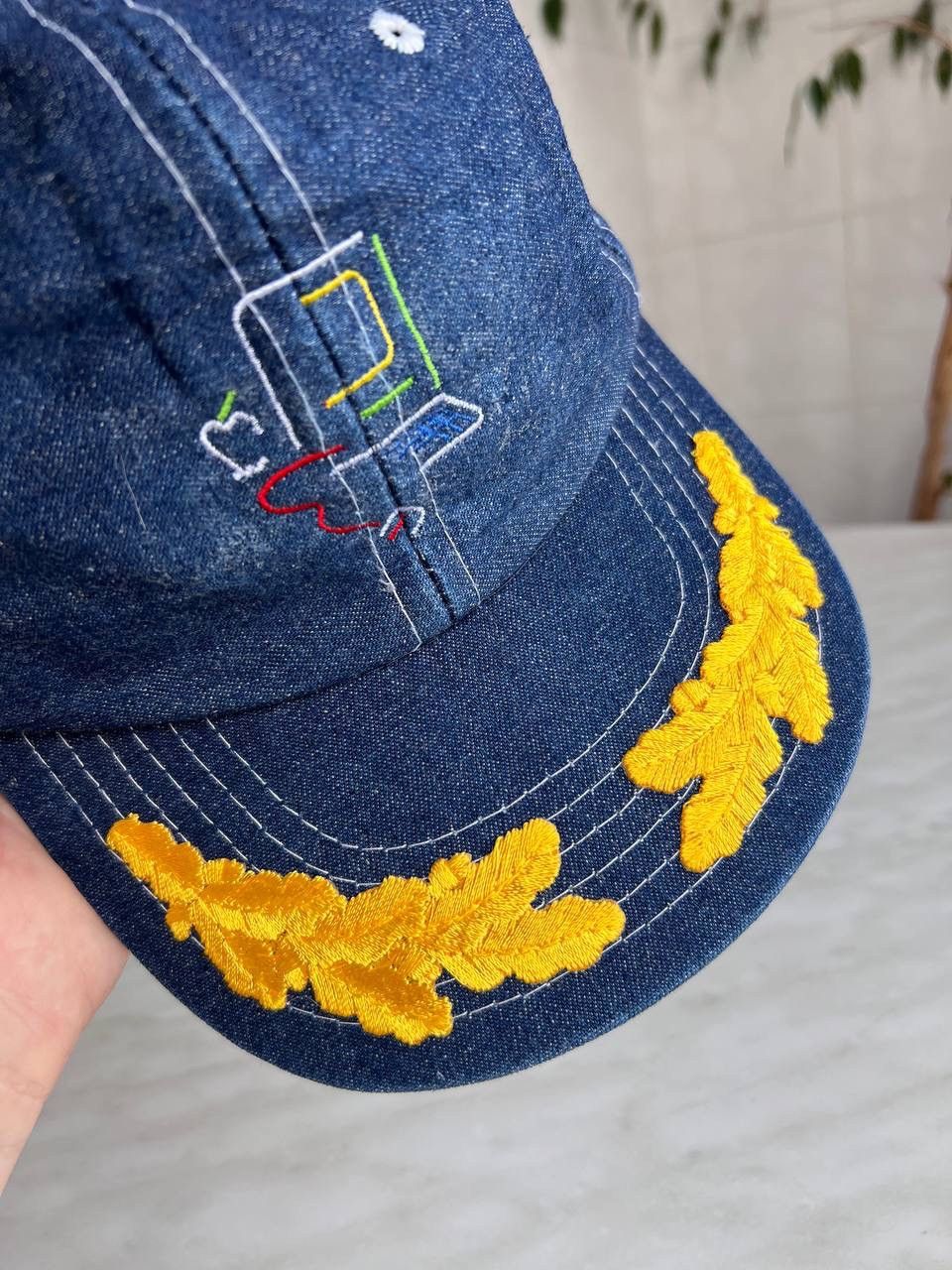 Apple 90s Vintage Apple Computers Picasso Macintosh Logo Cap Denim Size ONE SIZE - 7 Thumbnail