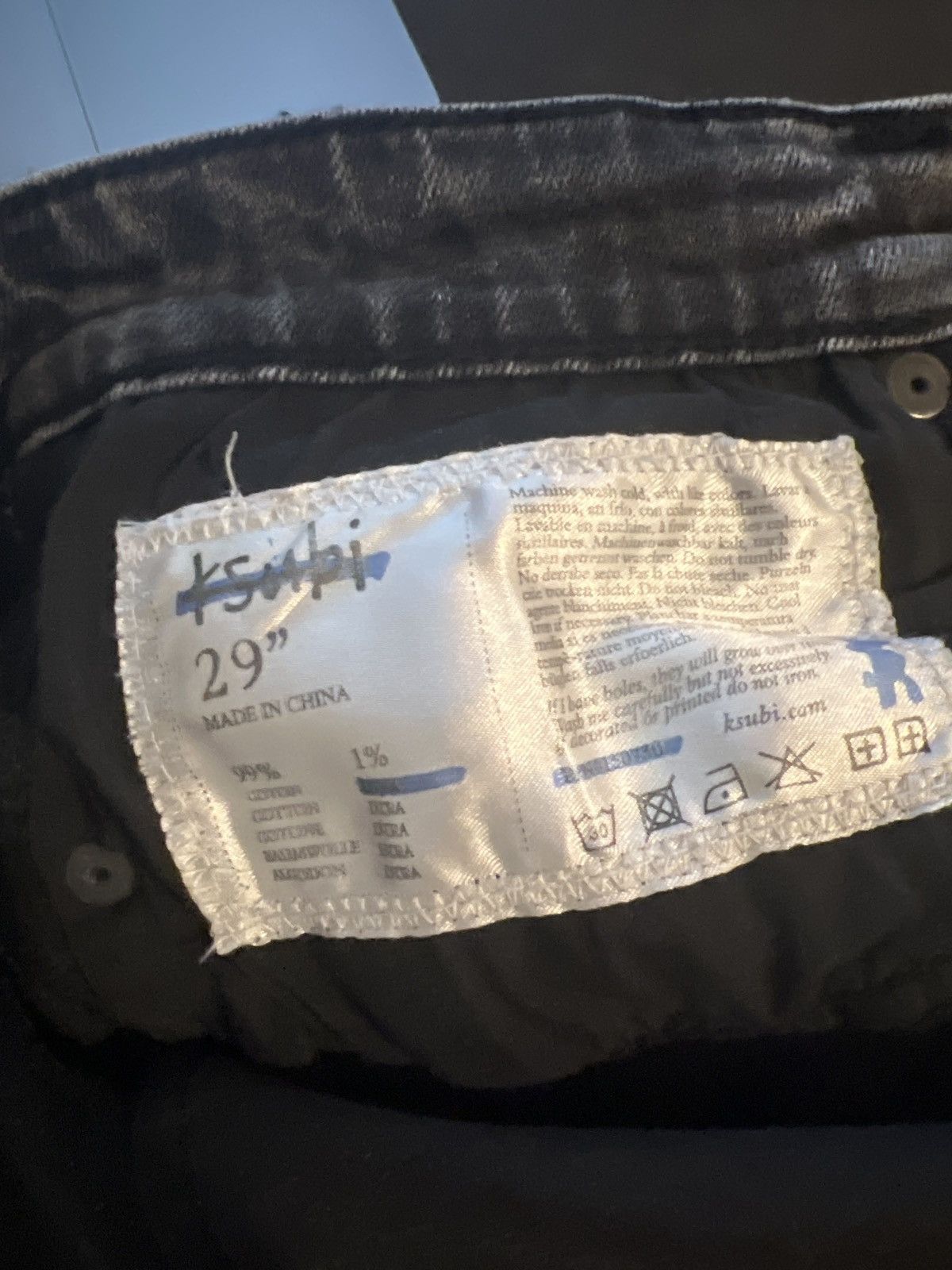 Ksubi Ksubi Angst Van Winkle Size 29 Size US 29 - 5 Thumbnail