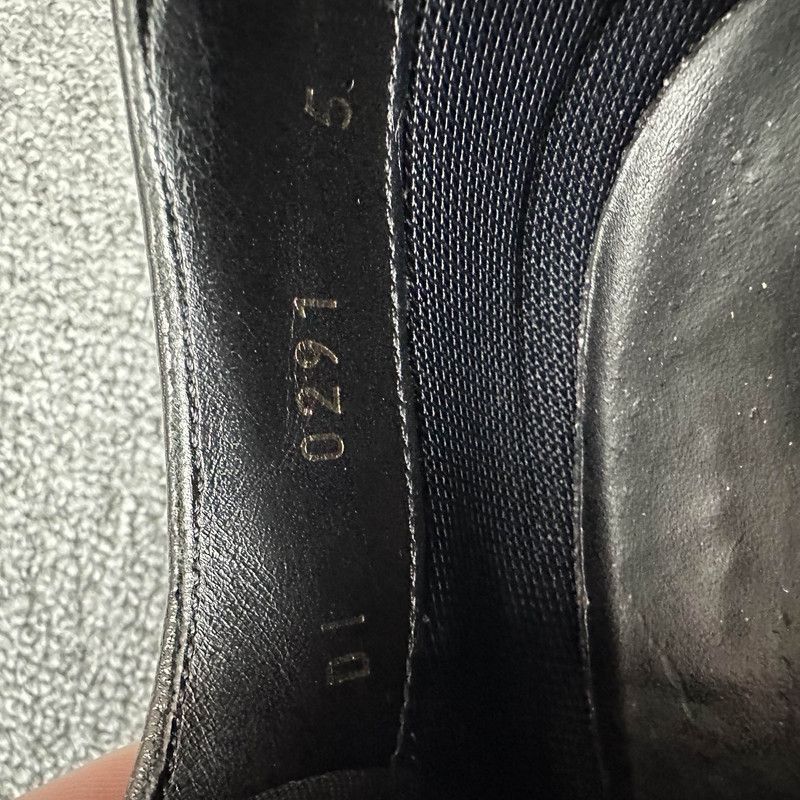 Louis Vuitton Louis Vuitton Bold Black Leather Derby Shoes - Size US 6.5 / EU 39-40 - 5 Thumbnail