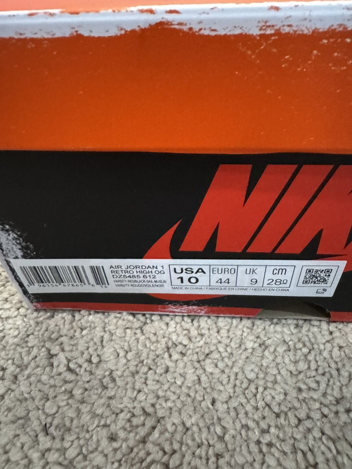 Jordan Brand Jordan 1 Lost and Found 2022 Size US 10 / EU 43 - 7 Thumbnail