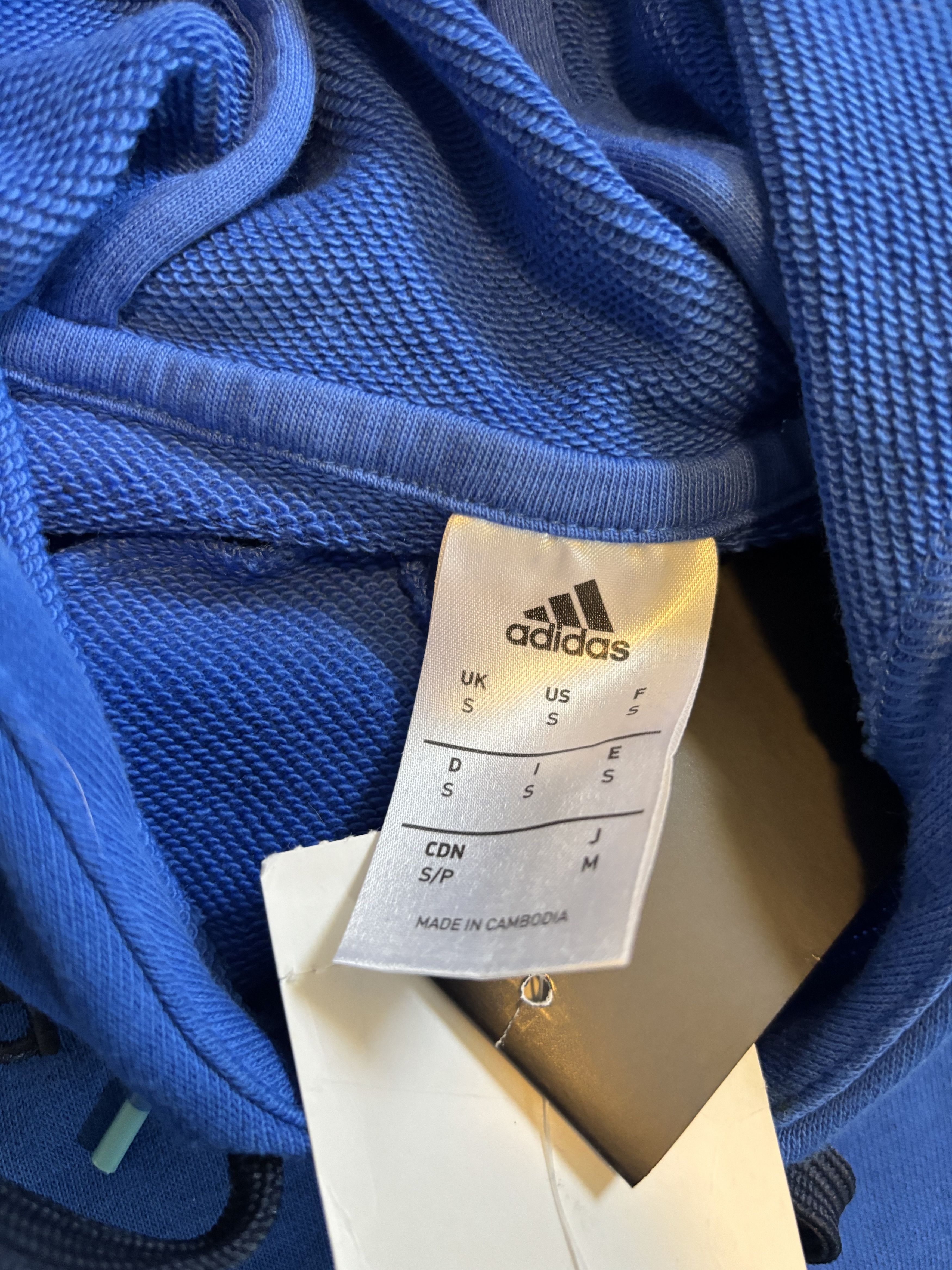 Adidas NEW Adidas Tri-Tone Hoodie / Sweatshirt New With Tags Size US S / EU 44-46 / 1 - 2 Thumbnail