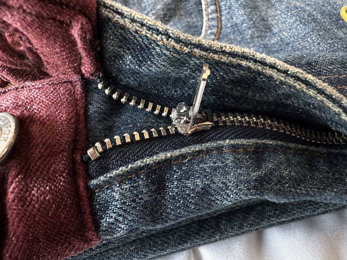 Undercover undercover 02aw witch’s cell division velour strripe denim Size US 28 / EU 44 - 9 Thumbnail