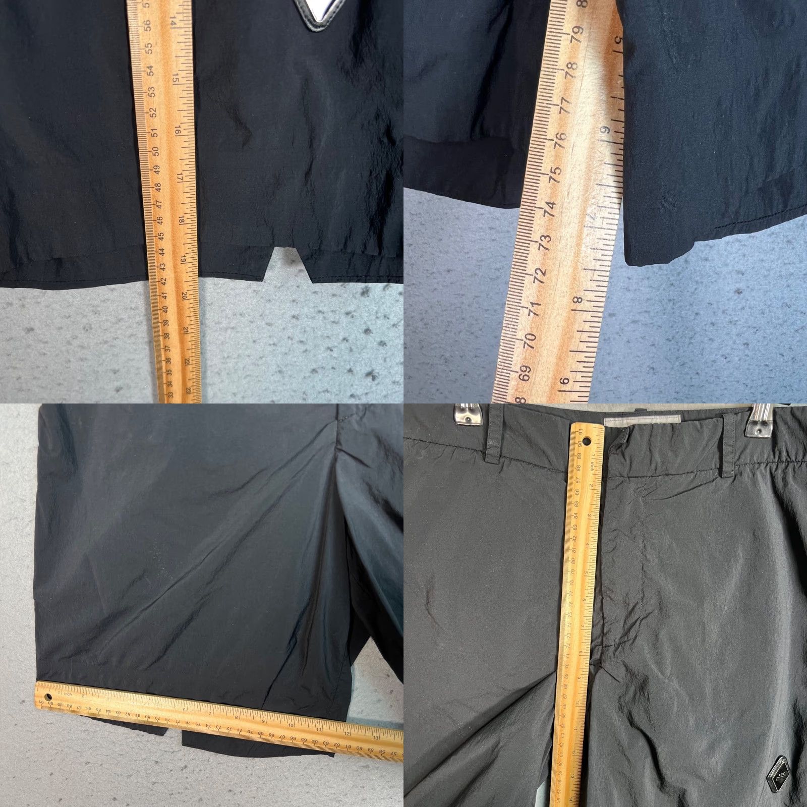 Vintage VINTAGE A-Cold-Wall MEns 46 Black Nylon Blend Bermuda Shorts Size US 30 / EU 46 - 8 Thumbnail