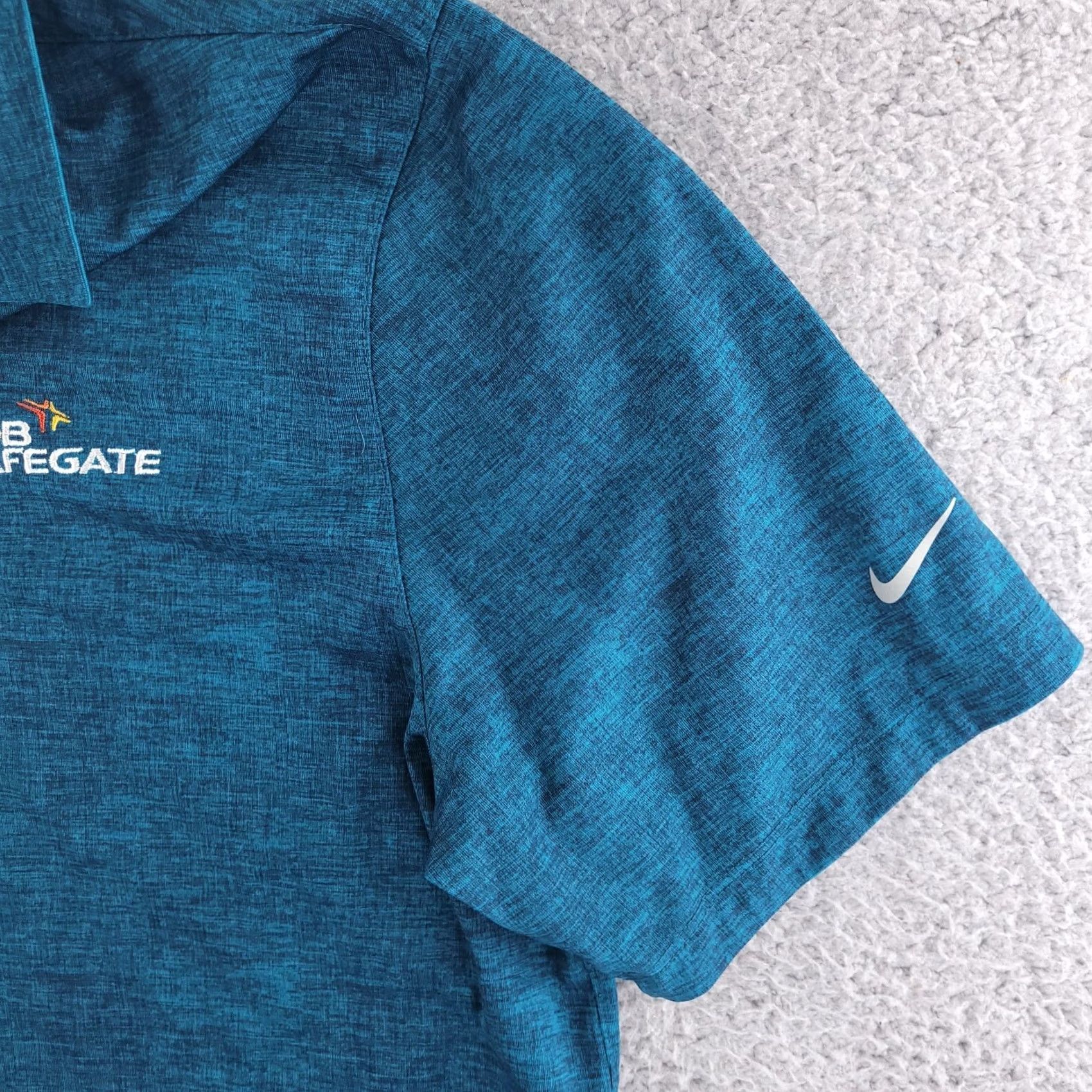 Nike Nike Golf Polo Shirt Mens Large Green Dri Fit Polyester Short Sleeve Athletic Collared Size US L / EU 52-54 / 3 - 5 Thumbnail