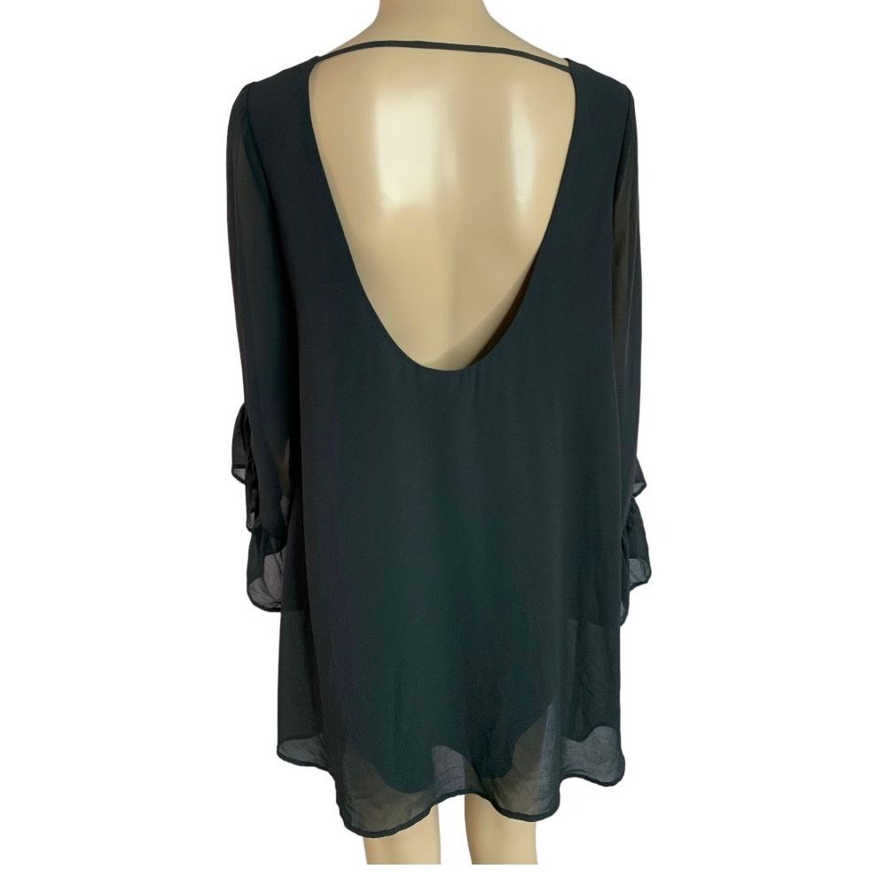 Show Me Your MuMu Show Me Your Mumu Boomerang Low Back Black Mini Dress Size S Size XS / US 0-2 / IT 36-38 - 4 Thumbnail