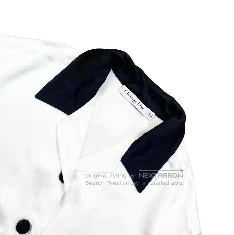 Dior Dior Women's Short Sleeve White Shirt . Size S / US 4 / IT 40 - 3 Thumbnail