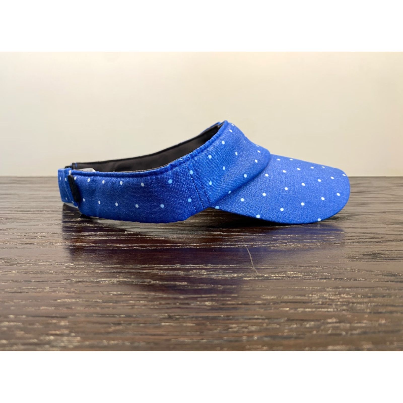 Nike Nike Golf Hat Visor Strapback Mens One Size Blue Polka Dot Lightweight OSFM Size ONE SIZE - 3 Thumbnail
