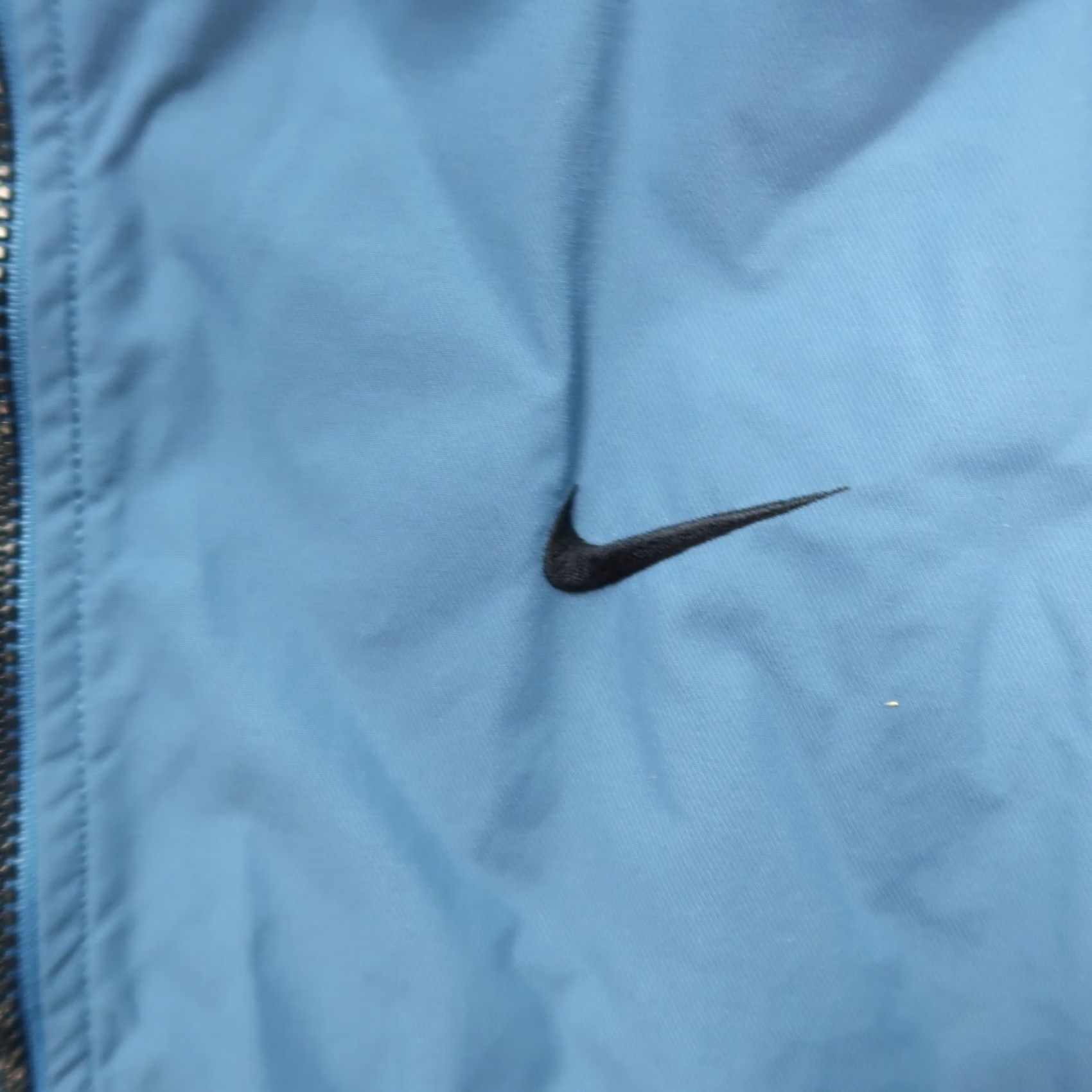 Nike Nike Jacket Mens XL Full Zip Insulated Knit Cotton Polyester Blue Football Overcoat Pockets Size US XL / EU 56 / 4 - 3 Thumbnail