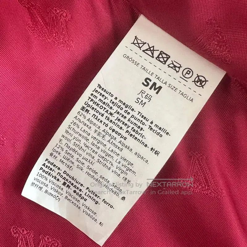 Max Mara MaxMara Pink Alpaca Wool Women's Cardigan . Size S / US 4 / IT 40 - 9 Thumbnail
