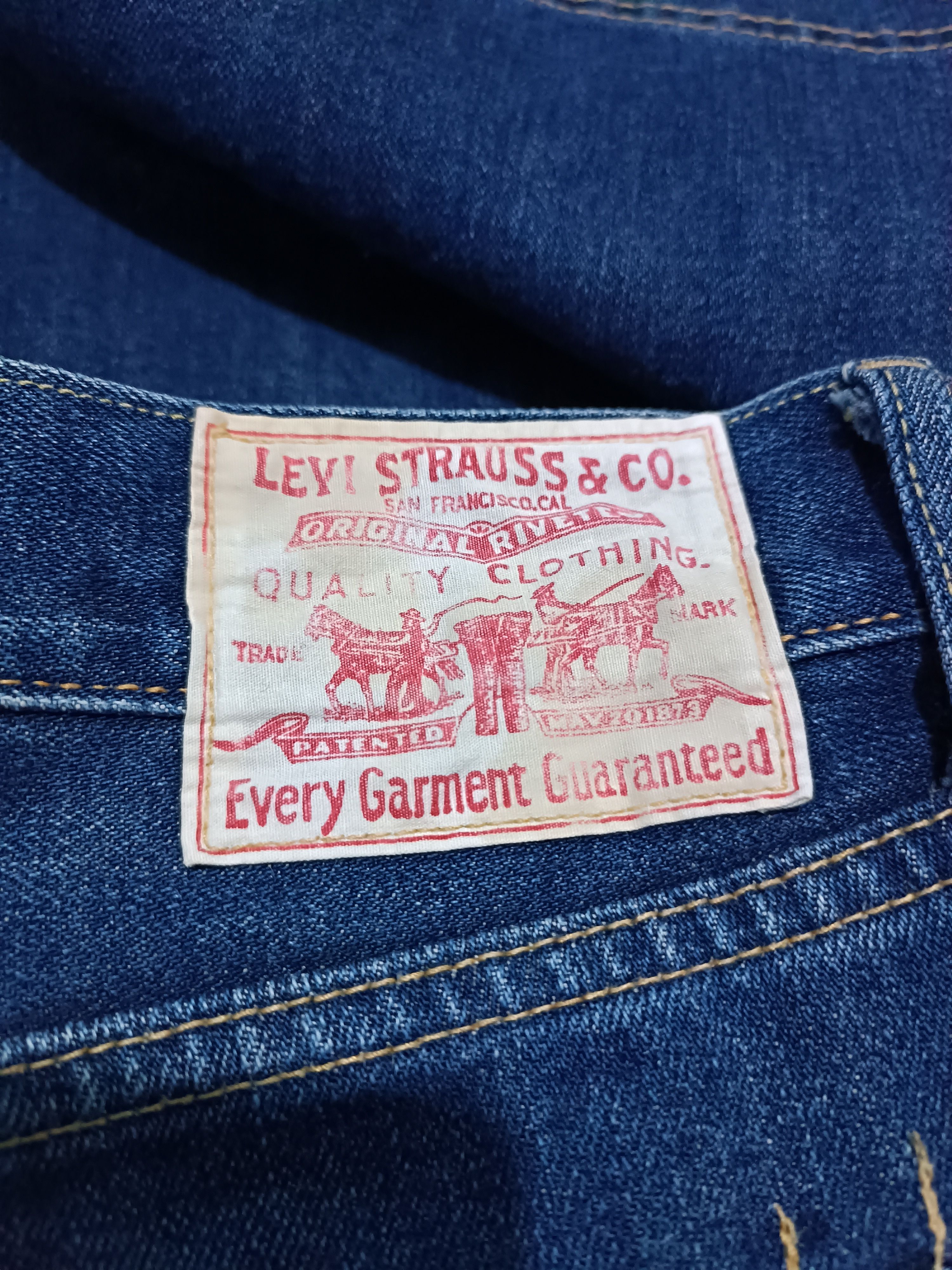Levi's Levi's Loose Knee Length Shorts Wide Leg Size 30" / US 8 / IT 44 - 9 Thumbnail