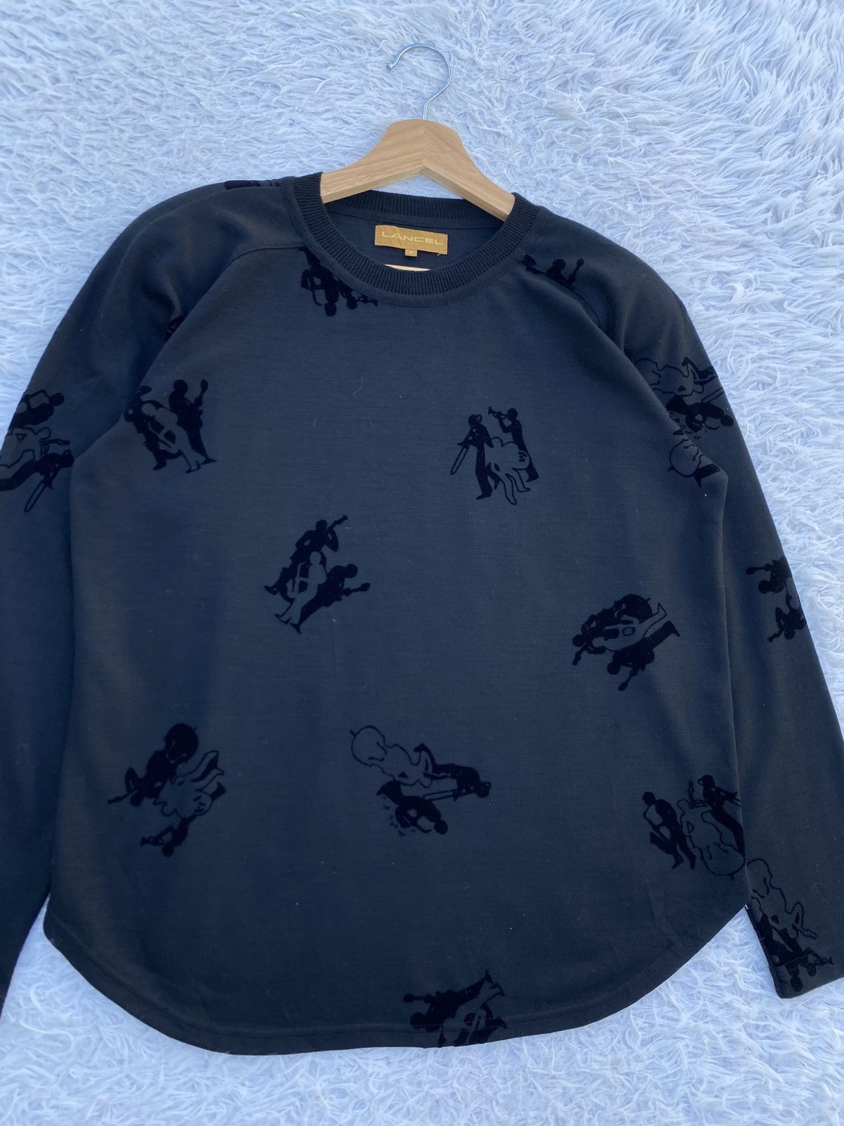 Lancel Rare Vintage 90s LANCEL Paris Nice Design Sweater Size US M / EU 48-50 / 2 - 6 Thumbnail