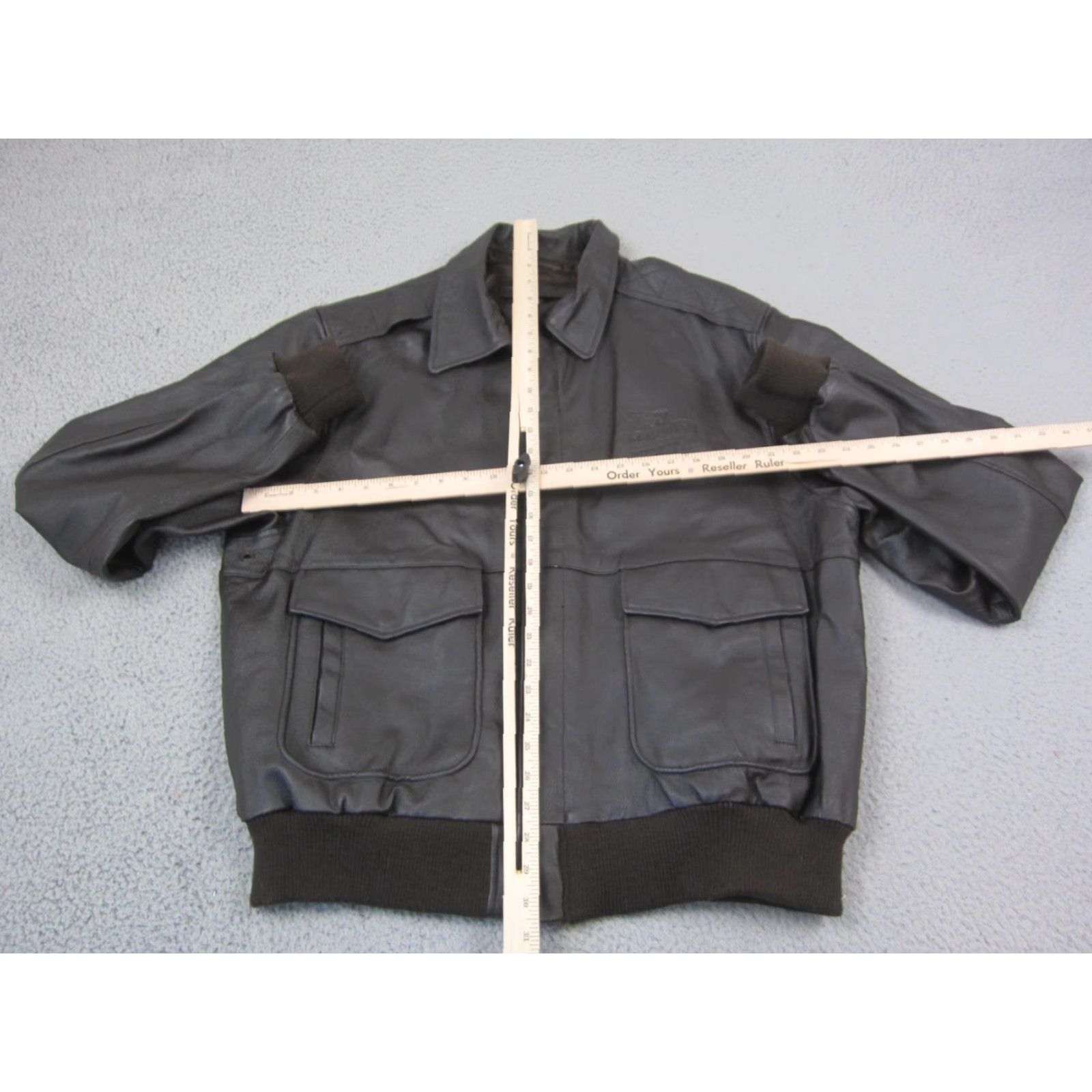 Vintage VINTAGE DEKALB Jacket Mens XL Brown Leather Bomber Full Zip 90s Size US XL / EU 56 / 4 - 5 Thumbnail