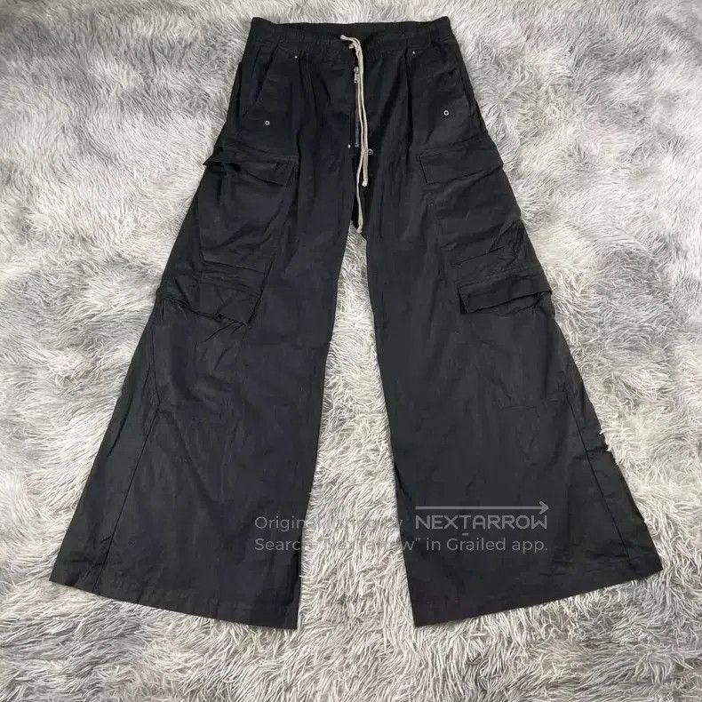 Rick Owens Rick Owens Cargo Wide Leg Pants Black. Size US 31 - 1 Thumbnail