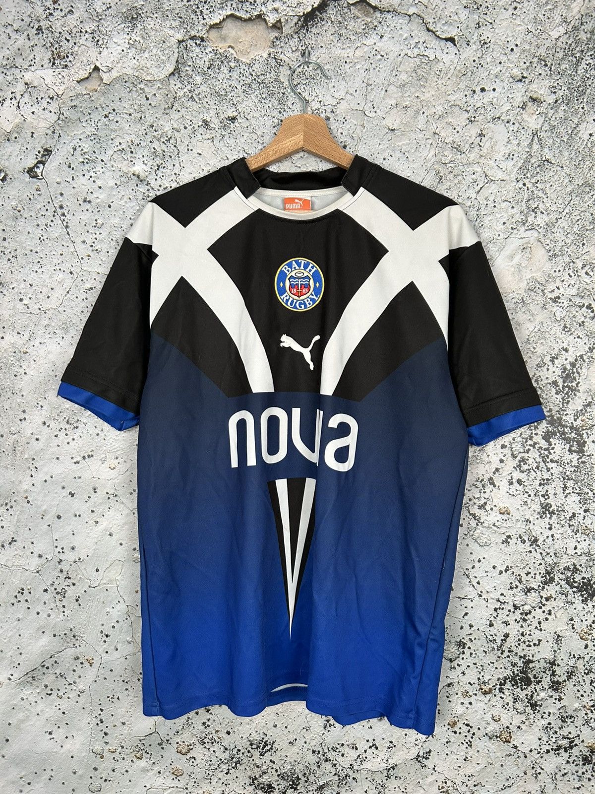 Puma Vintage Bath Rugby Jersey Puma Sportswear 90s England Size US L / EU 52-54 / 3 - 1 Thumbnail