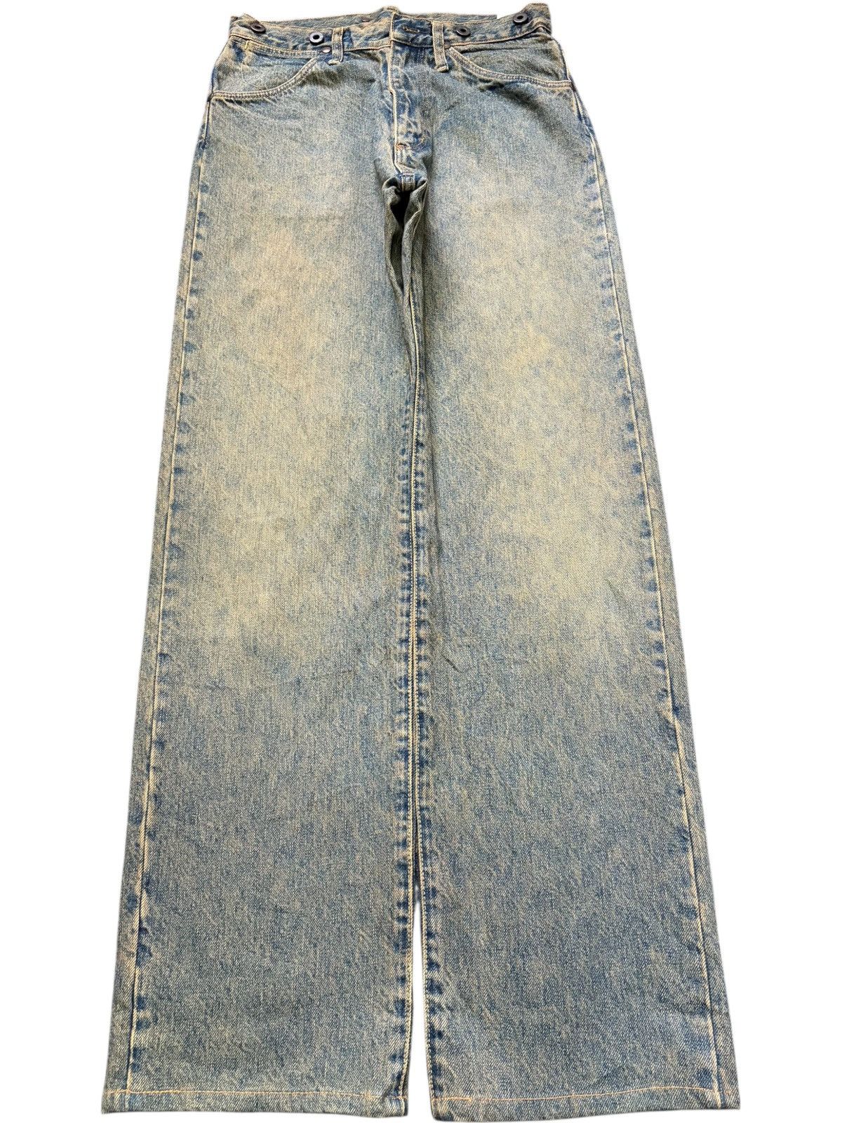 Wrangler Vintage Wrangler Blue Bell Buckle Back Mud Wash Loose Jeans Size US 28 / EU 44 - 1 Thumbnail