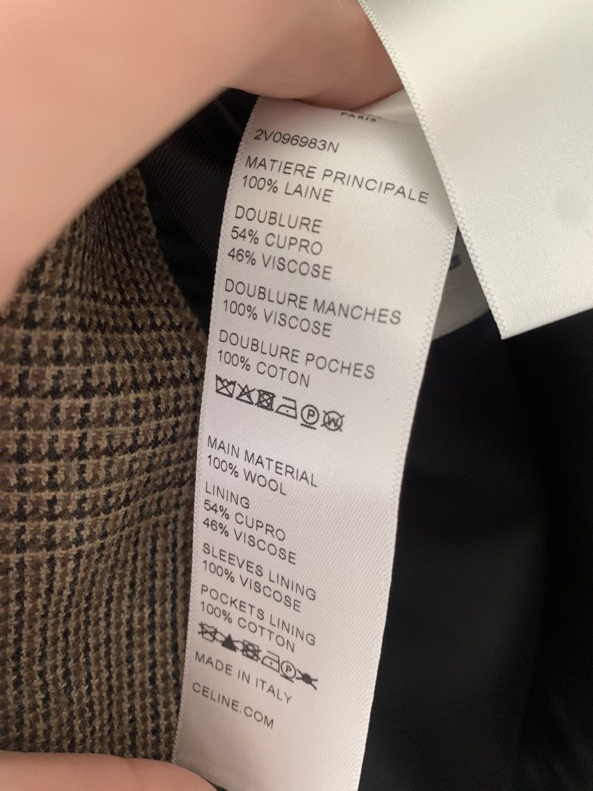 Celine celine 20AW Rectangle JACKET 50 but fit like 52 Size 42R - 3 Thumbnail