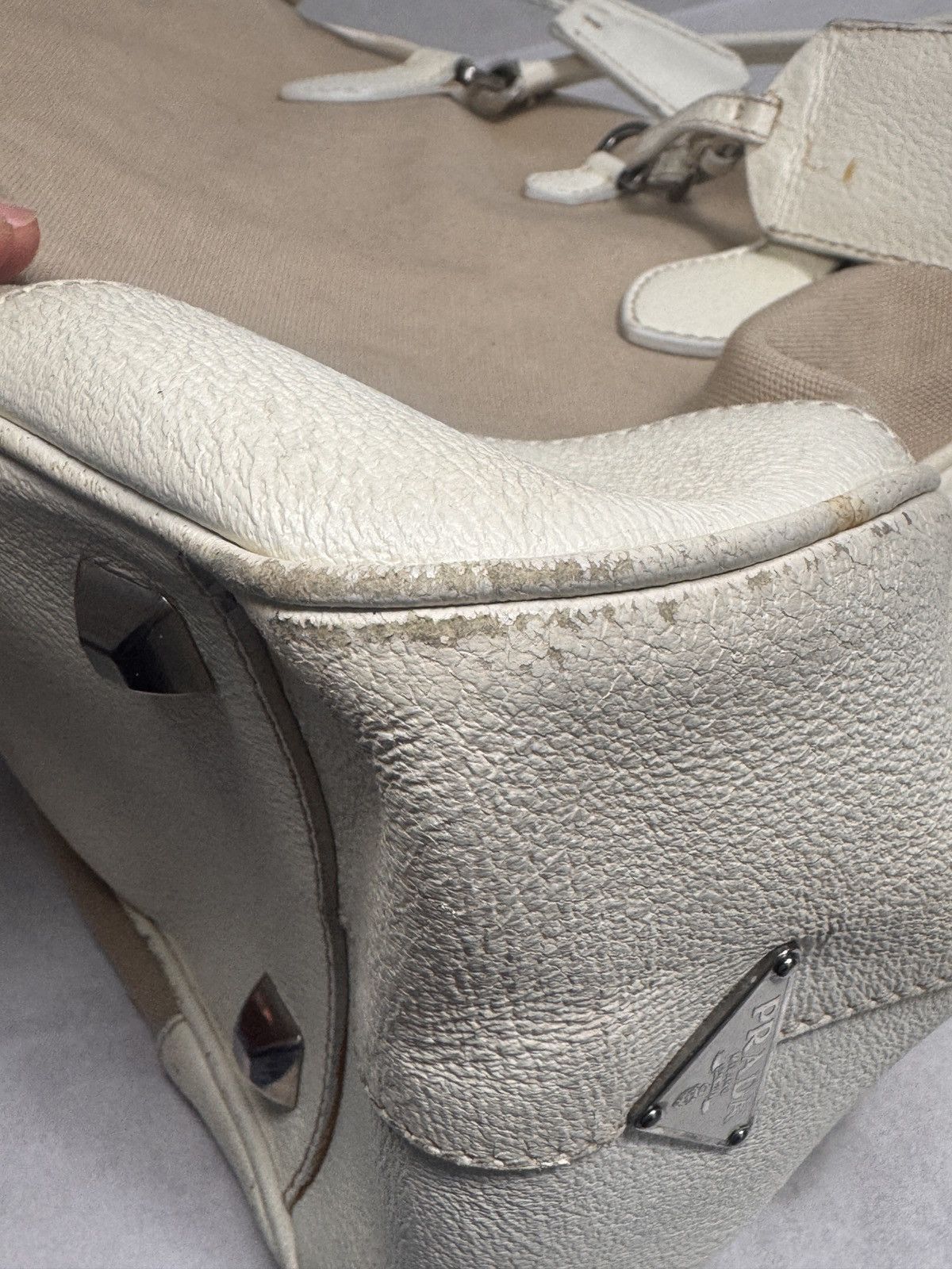 Prada Prada Boston Bag/ Bowling Bag Model BL0187 Size ONE SIZE - 16 Thumbnail