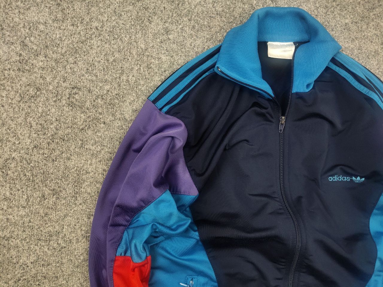 Adidas Vintage 90's Adidas Originals Bright Zip Track Jacket Retro Size US L / EU 52-54 / 3 - 7 Thumbnail