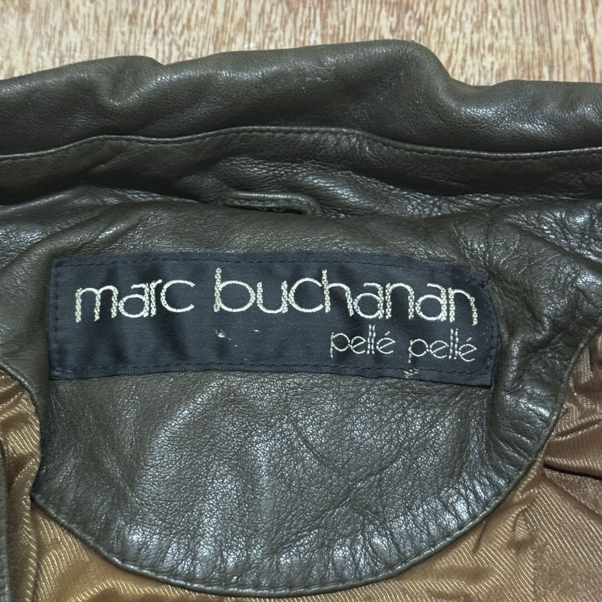 Marc Buchanan × Vintage Marc Buchanan Pelle Pelle Leather Jacke Brown Size US L / EU 52-54 / 3 - 12 Thumbnail