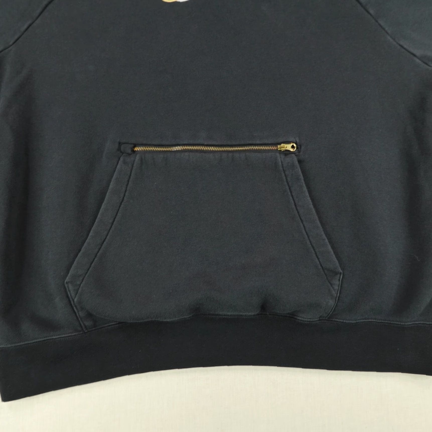 Nike VINTAGE Nike Hoodie Womens Medium Black Oversized Fit Center Swoosh Sweatshirt Pullover Size M / US 6-8 / IT 42-44 - 4 Thumbnail