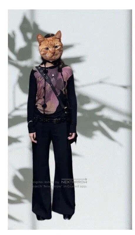 Vivienne Westwood Vivienne Westwood Beautiful floral design cotton black top Size M / US 6-8 / IT 42-44 - 9 Thumbnail